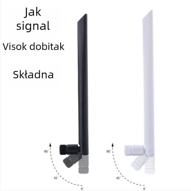 Blade antena, dvopojasna 5–6 GHz, 6 dBi dobitak, SMA unutarnji navoj, sklopivi dizajn
