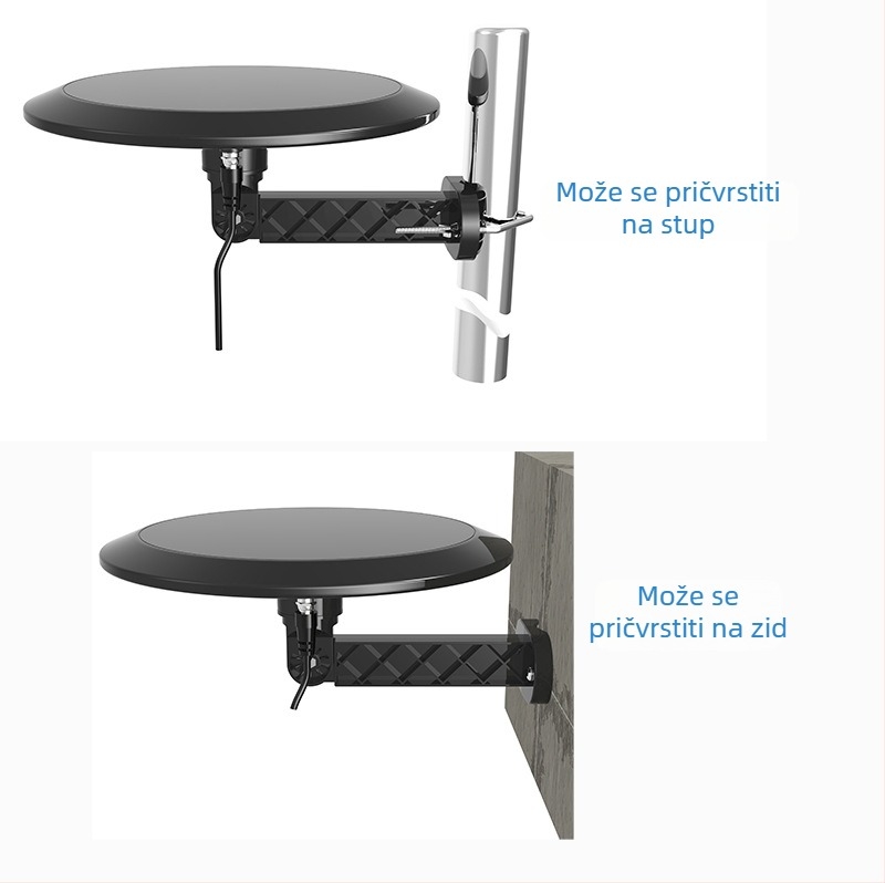 Unutarnja TV antena s DVB-T prijemnikom, Hd-119, dobitak 20–35 dB, raspon frekvencija 470–862 MHz, impedancija 75 Ω, SWR ≤ 1,5