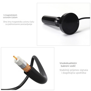 DTMB HD digitalna antena i prijemnik, za unutarnju i vanjsku upotrebu