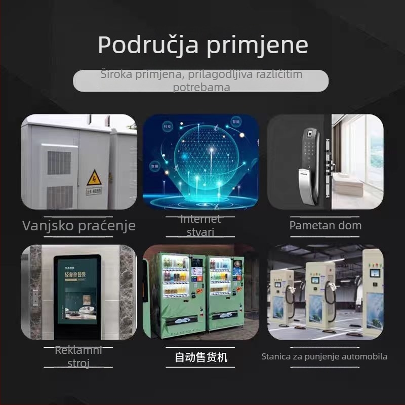 Vanjska vodootporna antena 4G NB-IoT, cilindrična gljiva antena s zaštitom od krađe, model YCT-4G, SWR ≤ 1,5