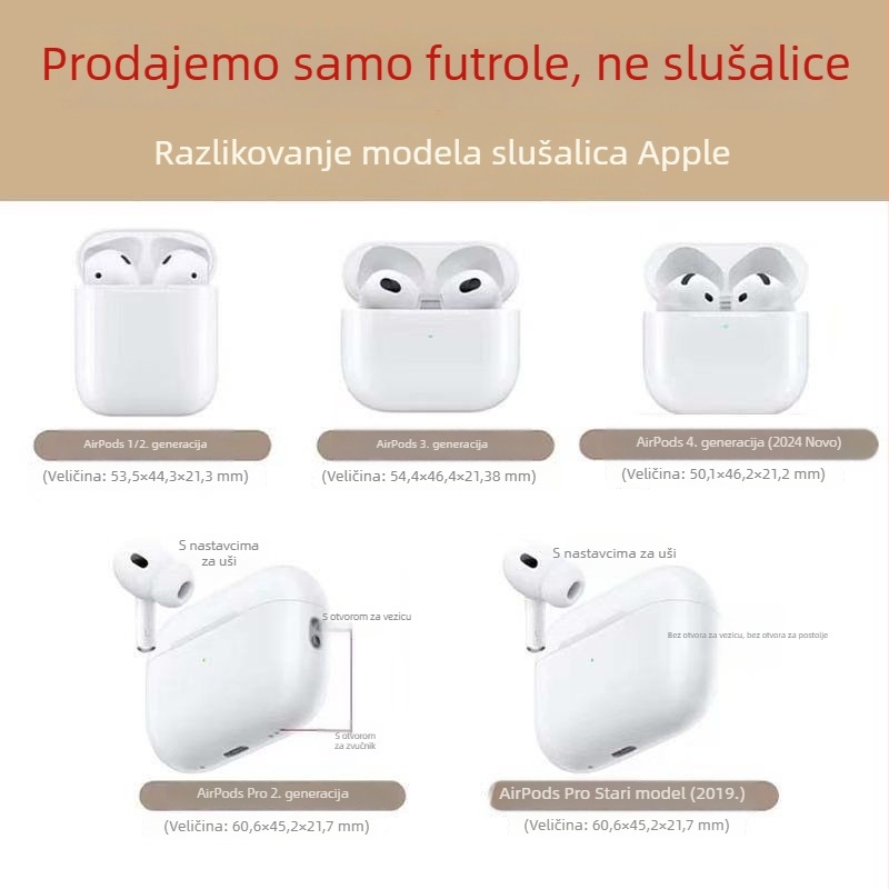 Zaštitna futrola za AirPods 4 s mliječnoljutom mačjom motivom, kompatibilna s AirPods 2. i 3. generacijom te AirPods Pro