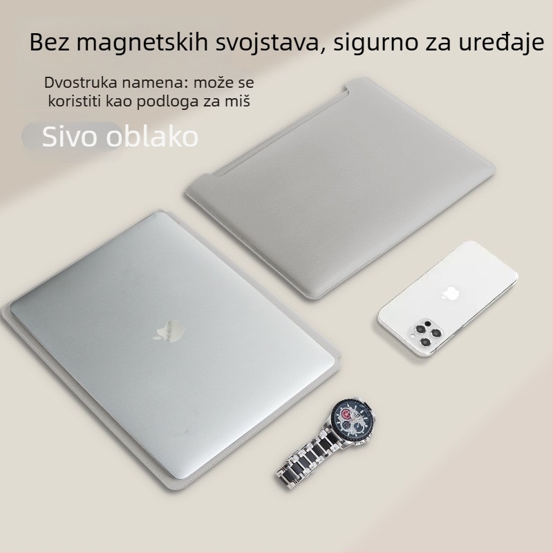 Unutarnja torba za MacBook Pro i Air – umjetna koža; Značka: XULIS; Kompatibilnost: MacBook Pro, MacBook Air