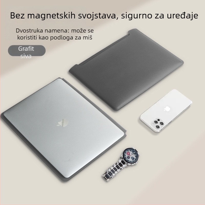 Unutarnja torba za MacBook Pro i Air – umjetna koža; Značka: XULIS; Kompatibilnost: MacBook Pro, MacBook Air