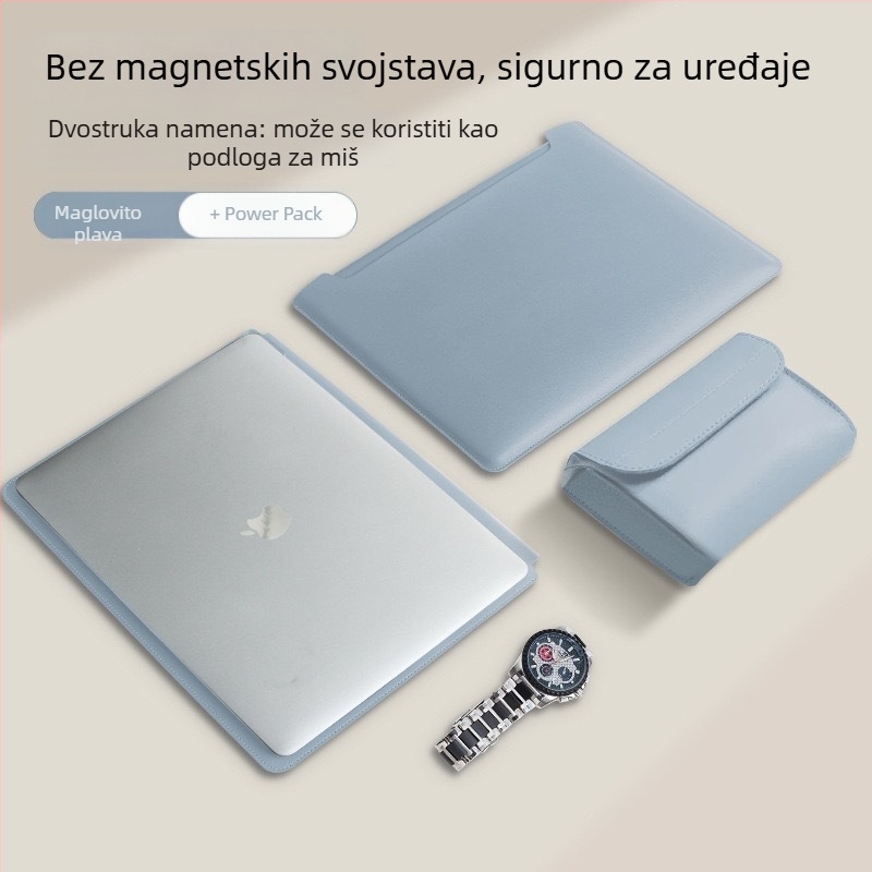 Unutarnja torba za MacBook Pro i Air – umjetna koža; Značka: XULIS; Kompatibilnost: MacBook Pro, MacBook Air