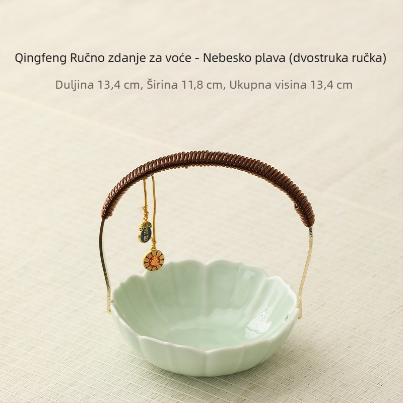 Porcelanski pladanj za voće, vintage stil, drevni stil, novi kineski stil | izlazak ljeta 2021 | vrhunska kvaliteta