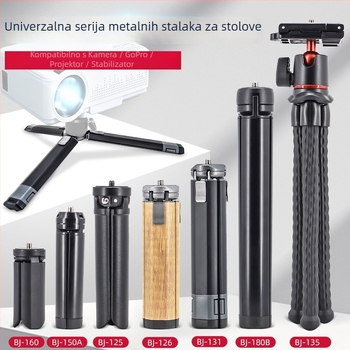 Stolna baza za tripod – aluminijska legura, nosivost 2-5 kg, PTZ tip kuglasti pan-tilt, jedan čvor