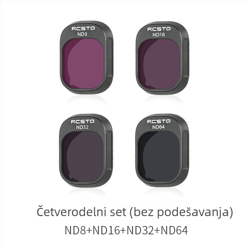 RCSTQ 1421200 Polarizacijski ND Filter Set za DJI Mini 4 Pro – OEM Obrada, Bajonet veličina: Drugo, Kompatibilno s Mini 4 Pro