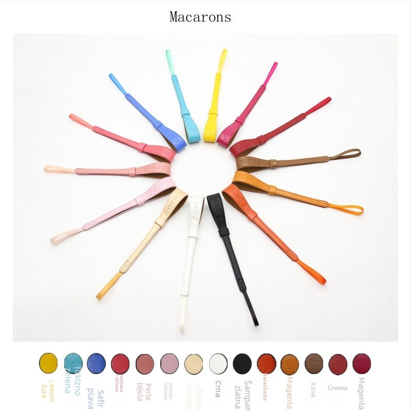 Remen za zapešće kamere – model Macaron, OEM obrada, kompatibilan s mikro SLR kamerama, pakiranje: OPP vrećica + Kraft kutija