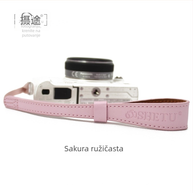 Remen za zapešće kamere – model Macaron, OEM obrada, kompatibilan s mikro SLR kamerama, pakiranje: OPP vrećica + Kraft kutija