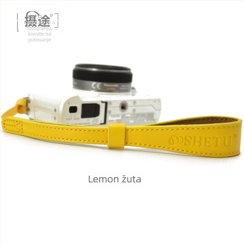 Remen za zapešće kamere – model Macaron, OEM obrada, kompatibilan s mikro SLR kamerama, pakiranje: OPP vrećica + Kraft kutija