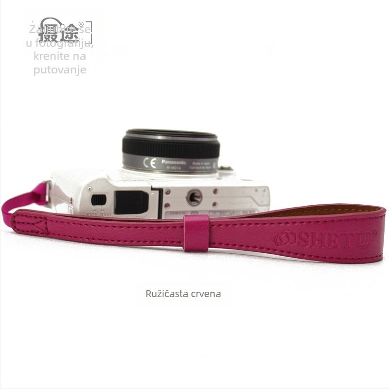 Remen za zapešće kamere – model Macaron, OEM obrada, kompatibilan s mikro SLR kamerama, pakiranje: OPP vrećica + Kraft kutija