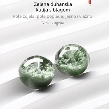 DIY Set za Narukvicu od Kristalnih Perlica — Green Ghost Kristal, Seiko Obrada, Unisex Geometrijski Oblik, Podrijetlo Brazilija