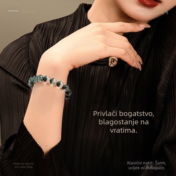 DIY Set za Narukvicu od Kristalnih Perlica — Green Ghost Kristal, Seiko Obrada, Unisex Geometrijski Oblik, Podrijetlo Brazilija