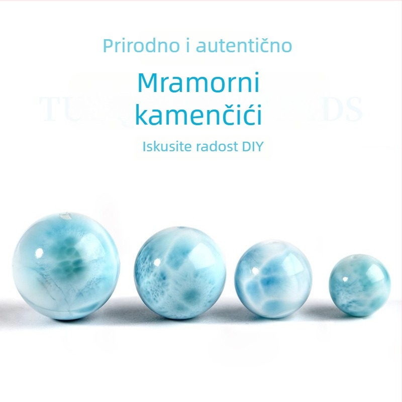 Perle od morskog kamena | Geometrijski oblik, polirana površina, unisex stil, proljeće 2025