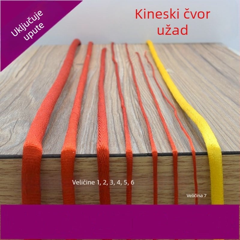 Kineska čvor žica – Vrsta: kineska čvor žica; Materijal: užad; Godina: ljeto 2021; Kategorija: kineska čvor žica