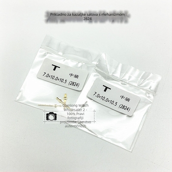 Set kazaljki za muške satove, kompatibilan s mehanizmom 2824 – kazaljke za sate, minute i sekunde