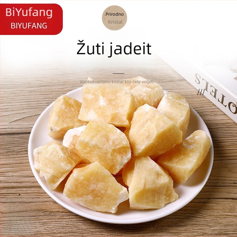 Kristalni nerafinirani kamen Jade — Jasper Square, moderni stil jednostavnosti, PP vrećica pakiranje