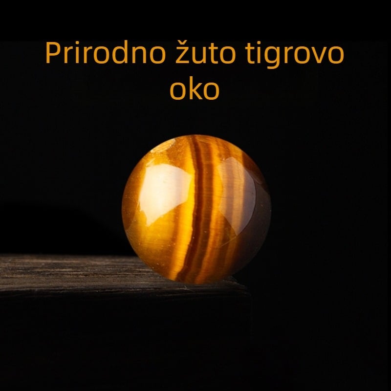 Perle tigrovog oka, okrugle, kristalne slobodne perle za DIY narukvicu – Chen Yiliu Jewelry