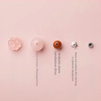 Narukvica s praškim kristalom, romboidni rez, ženski stil kineskog vjetra, elektroplatiranje, brend Badu