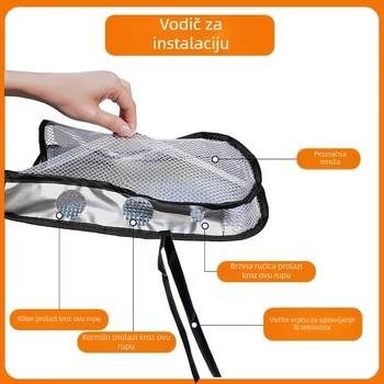 Rukavice za bicikle i motocikle – platno, odrasli, unisex, na skladištu