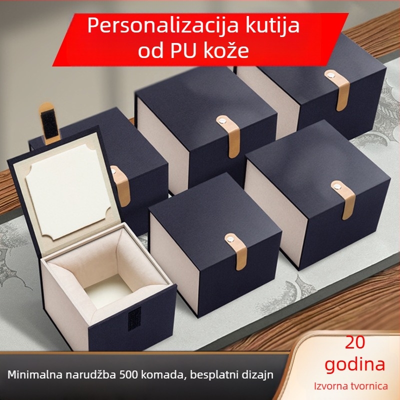 Kutija za pakiranje čajnika i šalice – Flip Box, Papir, Prilagodljivo, UV reljef, Laminacija