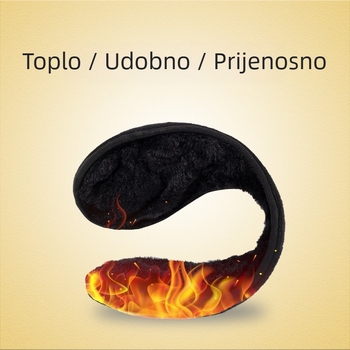 Zimska kapa s Bluetooth zaštitom za uši, bežični 5.0, over-ear slušalice, unisex za odrasle, akril/sintetička vunа