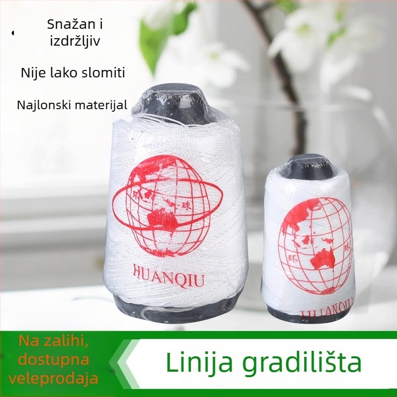Najlonska građevinska linija, bijela, visoke čvrstoće, za zidanje i gradnju zidova, višestruke specifikacije
