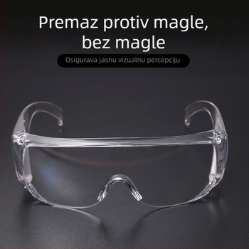 Laboratorijske zaštitne naočale, PC materijal, model Blinds, EN166 CEZ87.1, zaštita očiju, otporne na udarce