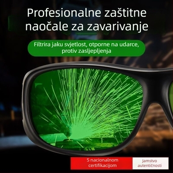 Zaštitne naočale za zavarivanje s automatskim zatamnjenjem, anti-odbljesak, TR materijal, otpornost na udarce