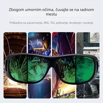 Zaštitne naočale za zavarivanje s automatskim zatamnjenjem, anti-odbljesak, TR materijal, otpornost na udarce