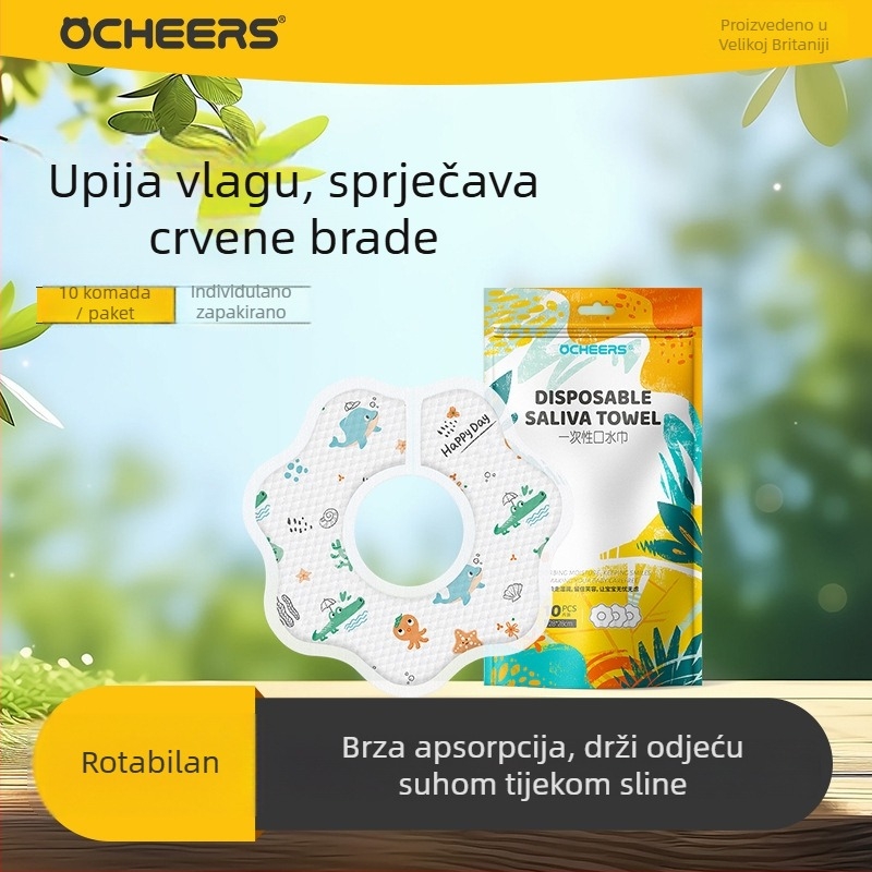 Jednokratna vodootporna bebina podloga od netkane tkanine s crtanim uzorkom, pogodna za novorođenčad (0–1 godina)