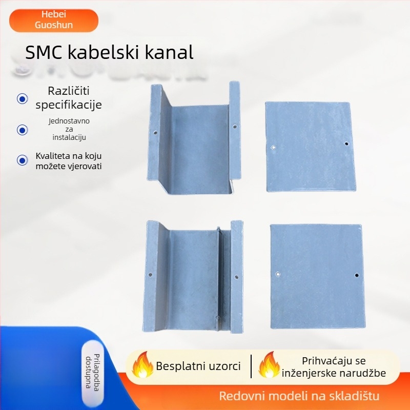 Tray Bridge – SMC oblikovani kabelski kanal, kompozitni materijal za autoceste i željeznice, za električnu, građevinsku i kemijsku industriju
