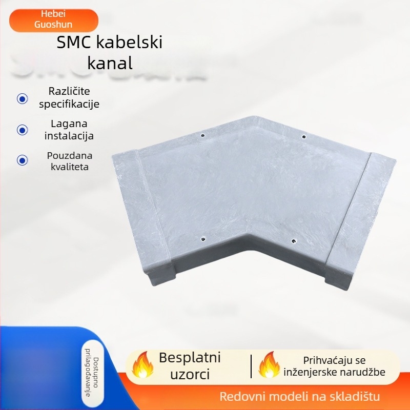 Tray Bridge – SMC oblikovani kabelski kanal, kompozitni materijal za autoceste i željeznice, za električnu, građevinsku i kemijsku industriju