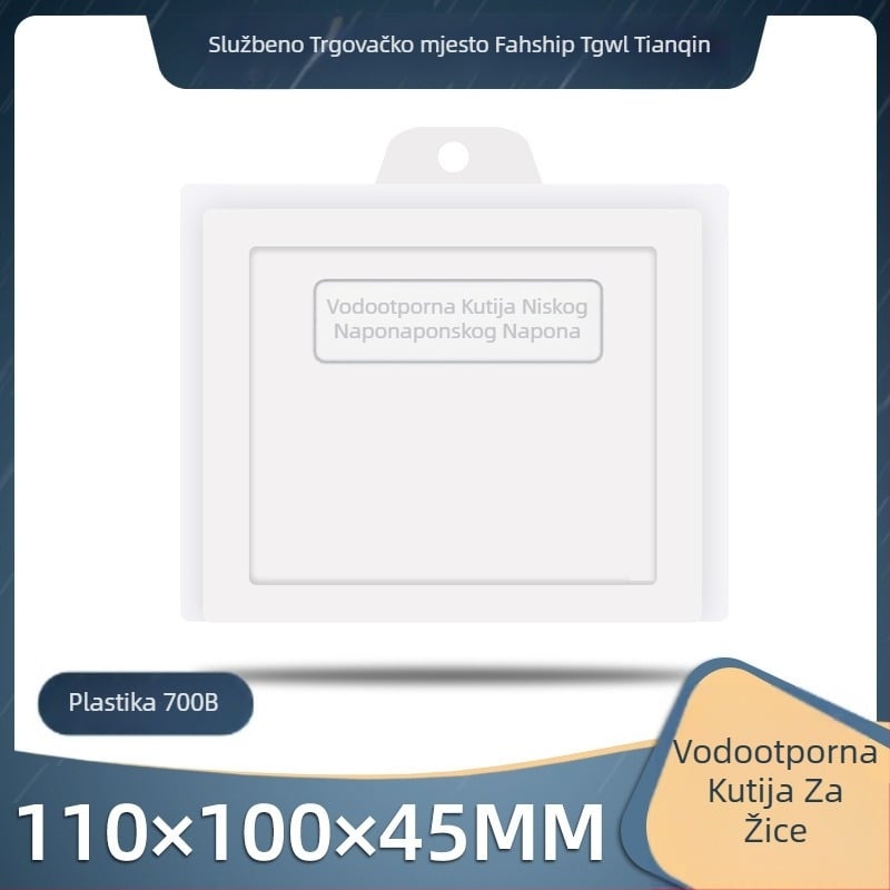 700b vodootporna zidna kutija za razdjelnik nadzora od PVC-a, niskonaponska