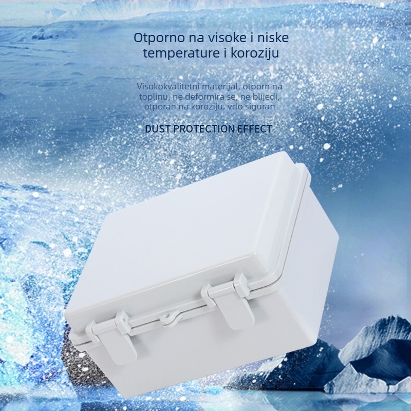 Vodootporna ABS kutija za razvodne spojeve za vanjsku upotrebu, visok stupanj brtvljenja