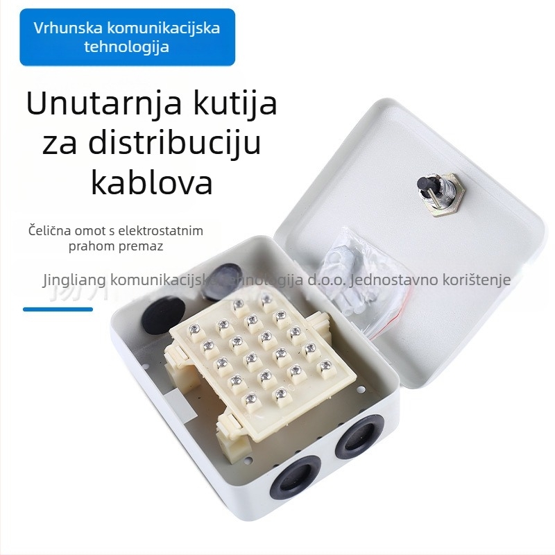 Unutarnja kutija za distribuciju telefonskih kablova, kapacitet 10-100 parova, za komunikacijsku tehnologiju