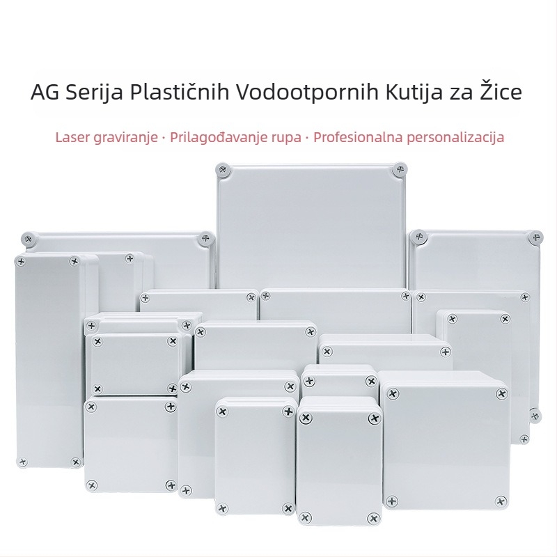 Plastična vodootporna kutija za spojeve IP67, namijenjena električnim instrumentima