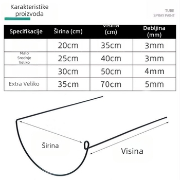 Željezni stalak za cvijeće — podni, jednostavan stil, mehanička izrada