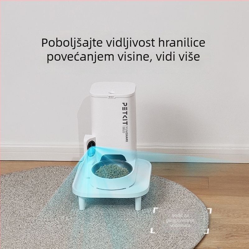 Petkit pametan stalak za podizanje hranjenja mačaka, ABS materijal, kompatibilan sa svim Petkit uređajima za hranjenje (izuzev prve generacije)