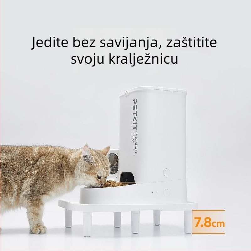 Petkit pametan stalak za podizanje hranjenja mačaka, ABS materijal, kompatibilan sa svim Petkit uređajima za hranjenje (izuzev prve generacije)