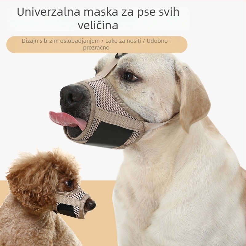 Psi muzzla od mrežne tkanine za pse s dugim njuškom, pakiranje 120, Han Dou