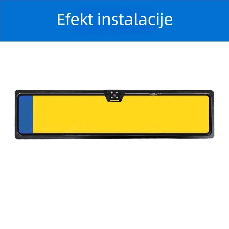 Auto stražnja kamera sa 4 LED diodama, 170° kut gledanja, 720x480 rezolucija, 12V, ogledana slika