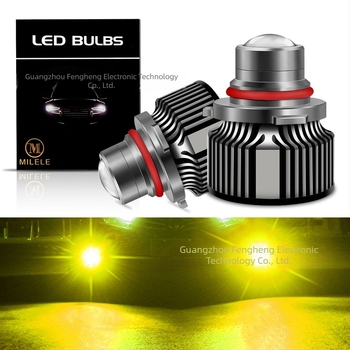 LED svjetla za maglu automobila, 12V, s lećom, kompatibilno s 9006/9005, prednja svjetla magle H8/H11, 6500K, 20W