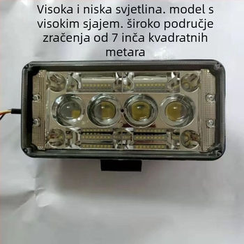 LED reflektor za vozila kamioni i SUV s funkcijama spot i flood, IP68, 100W, 12-80V, 10000 lm, model JGP001-4