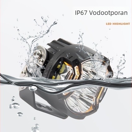 Automobilski LED spot svjetlo - Model JG-D046, 120W, 12000 lm, 9-32V DC, ADC12 aluminij
