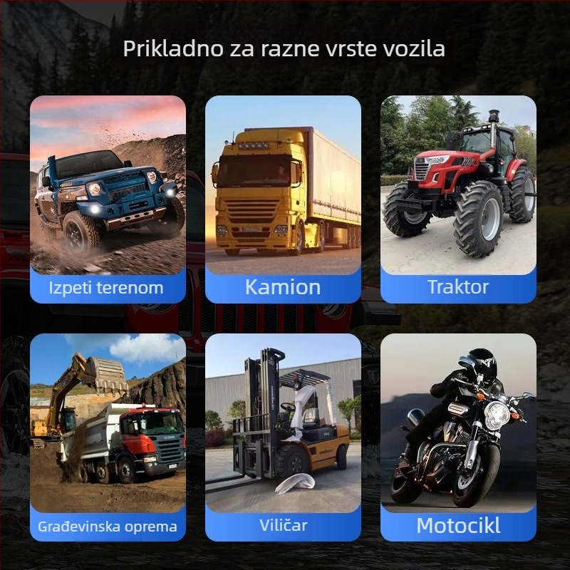 LED traka za branik off-road vozila, 9-24V, kućište od aluminijske legure, vodootporno i otporno na prašinu, 1890 lm