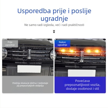 Tacoma LED žuto svjetlo rešetke, dnevno svjetlo DRL 16-19