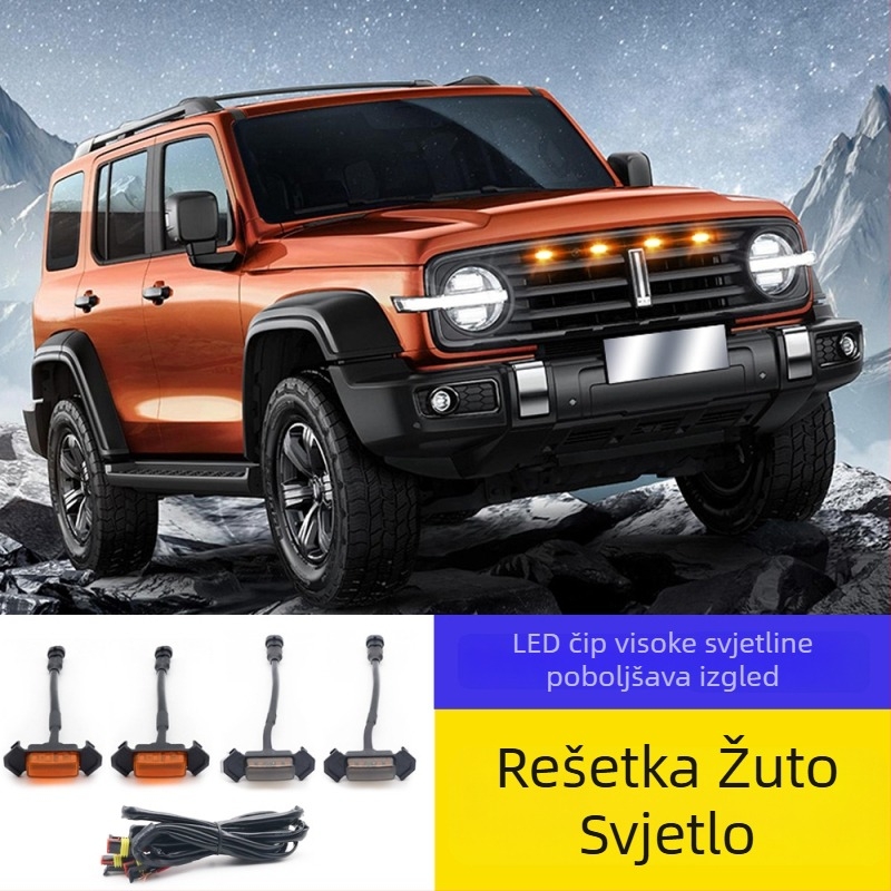 Tacoma LED žuto svjetlo rešetke, dnevno svjetlo DRL 16-19