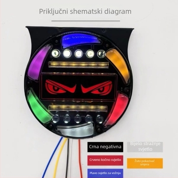 HN-675 LED stražnje svjetlo magle za kamione, 24V