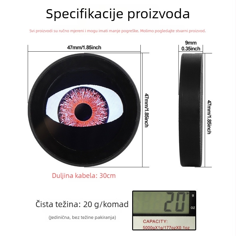 LED svjetlo za maglu Dynamic Devil Eyes, 12V, aluminij, univerzalna kompatibilnost, 50000 h životni vijek